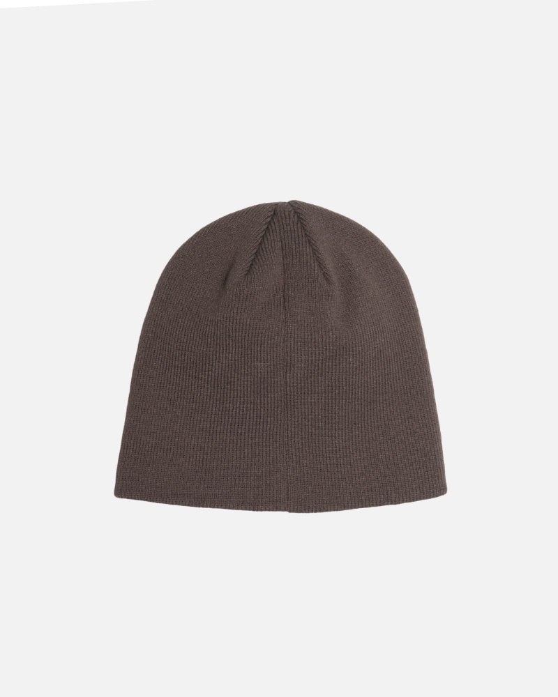 Palarie Stussy Skullcap Basic Gri Inchis | 86179-UNAK