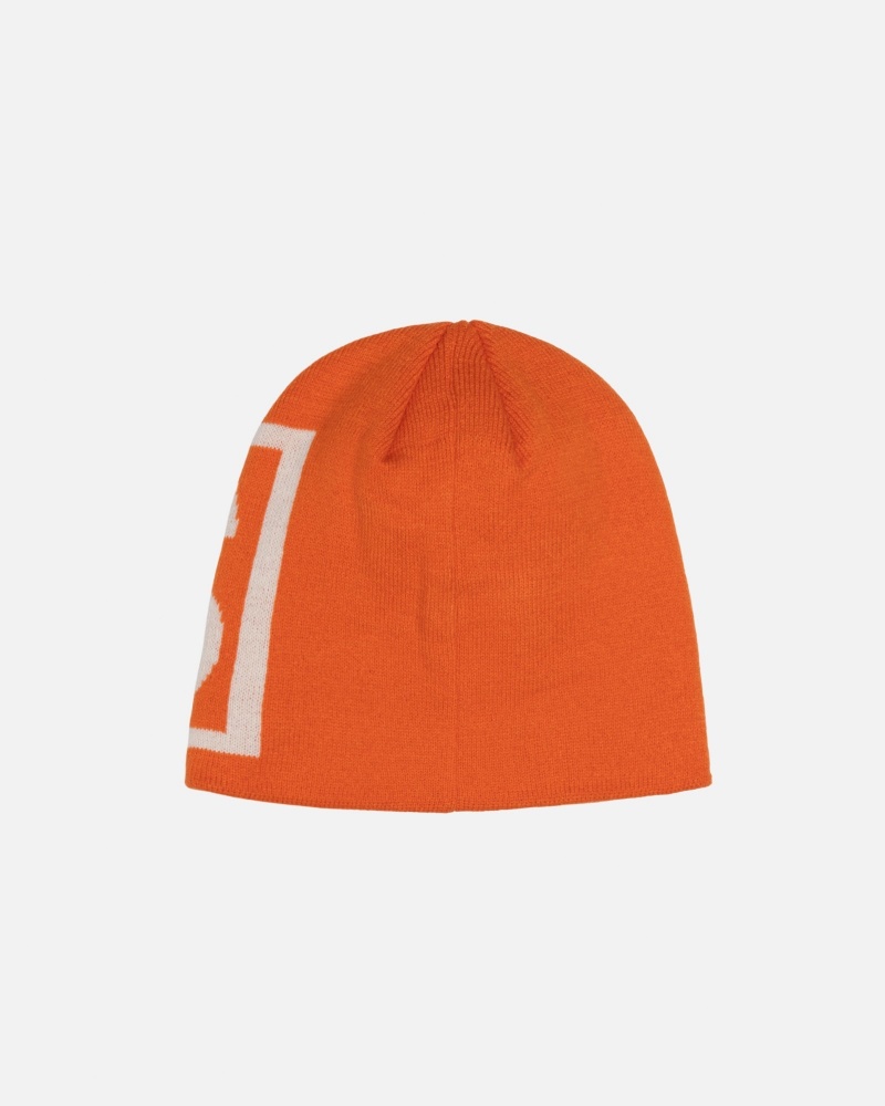 Palarie Stussy Skullcap Ss Link Portocalii | 52014-NADK