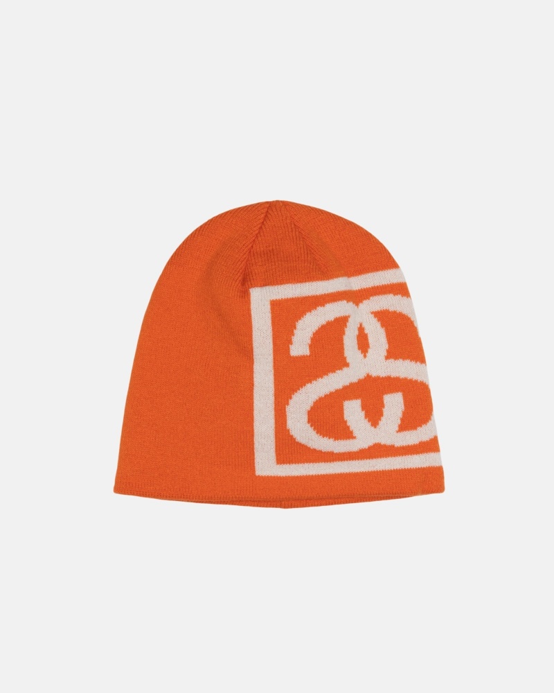 Palarie Stussy Skullcap Ss Link Portocalii | 52014-NADK