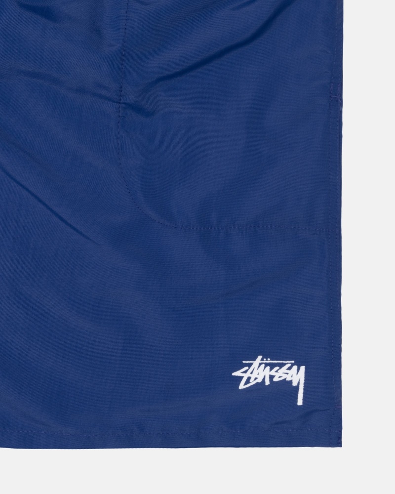 Pantaloni Scurti Stussy Apa Stock Albastri Inchis | 02319-XSFI