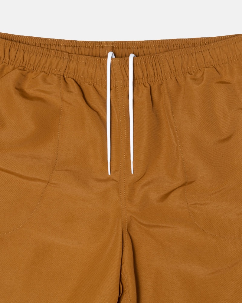 Pantaloni Scurti Stussy Apa Stock Galbeni Inchis | 10597-EHKC