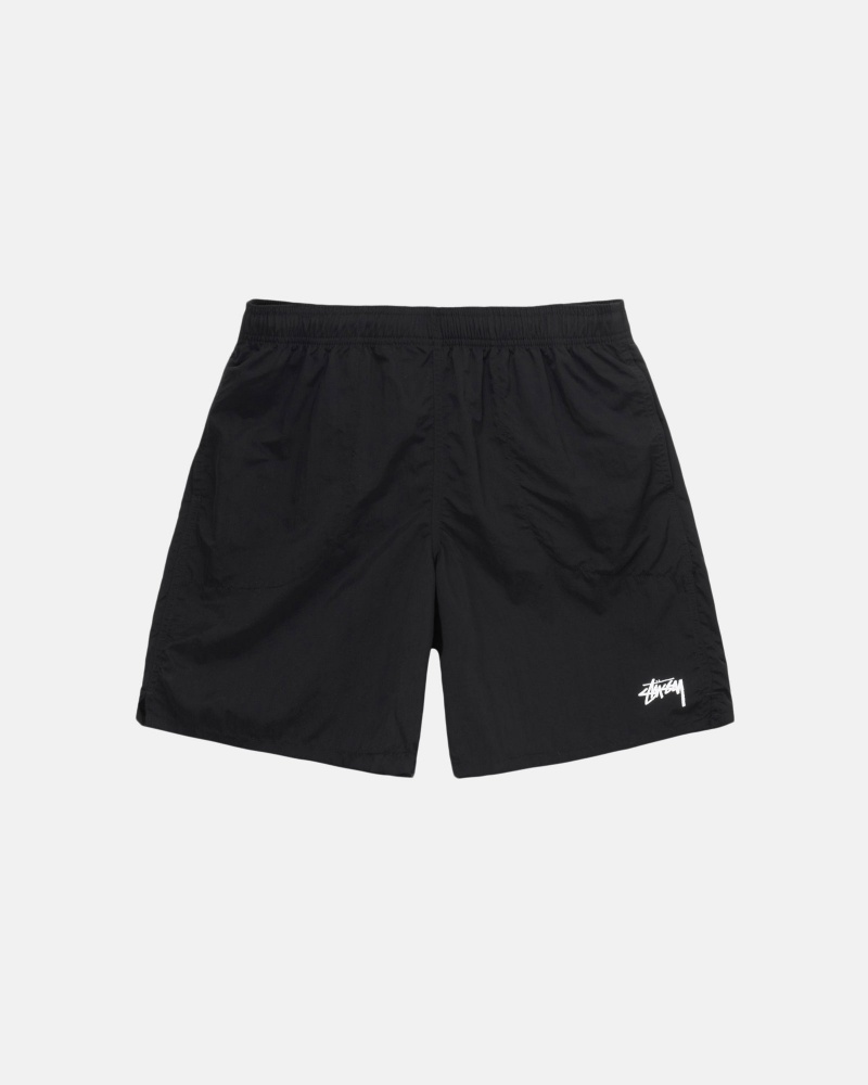 Pantaloni Scurti Stussy Apa Stock Negrii | 30826-SJIZ