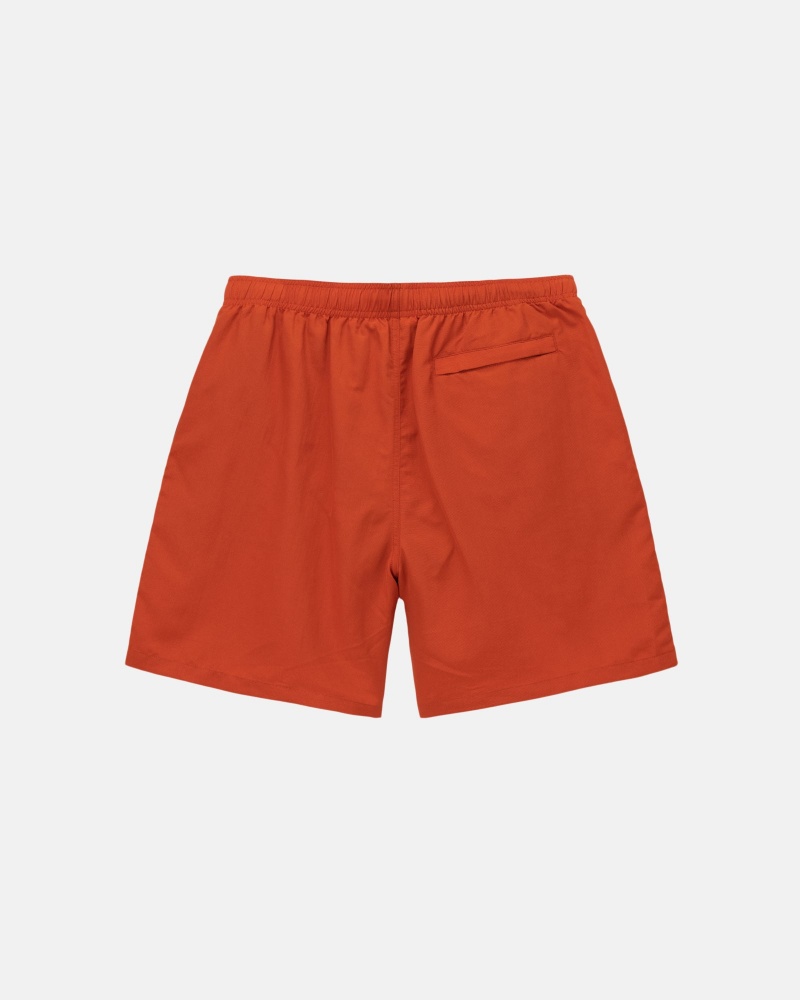 Pantaloni Scurti Stussy Apa Stock Portocalii | 75148-SNPG