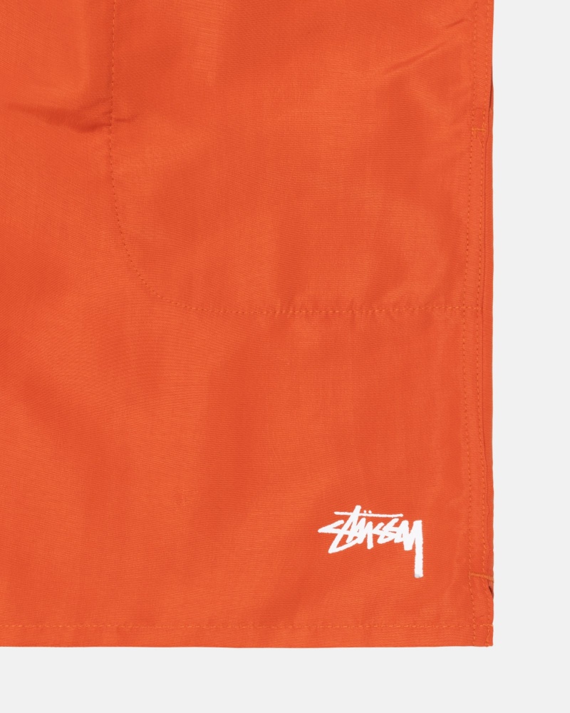 Pantaloni Scurti Stussy Apa Stock Portocalii | 75148-SNPG