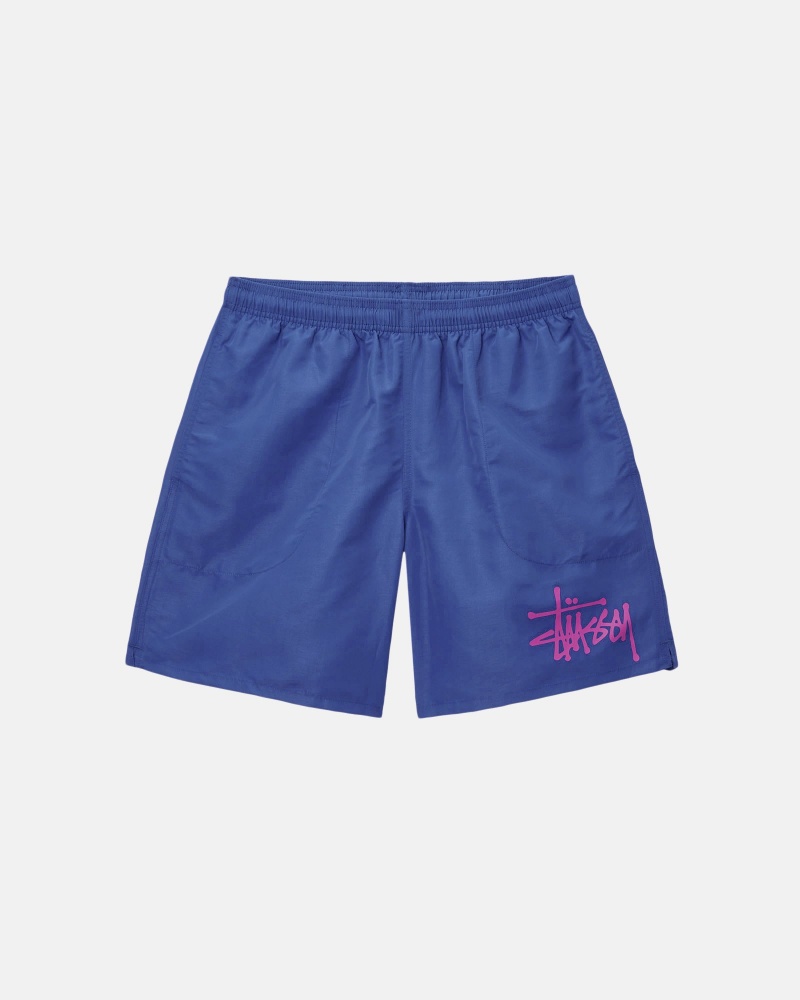 Pantaloni Scurti Stussy Mesh Big Basic Albastru Regal | 43712-MYDO