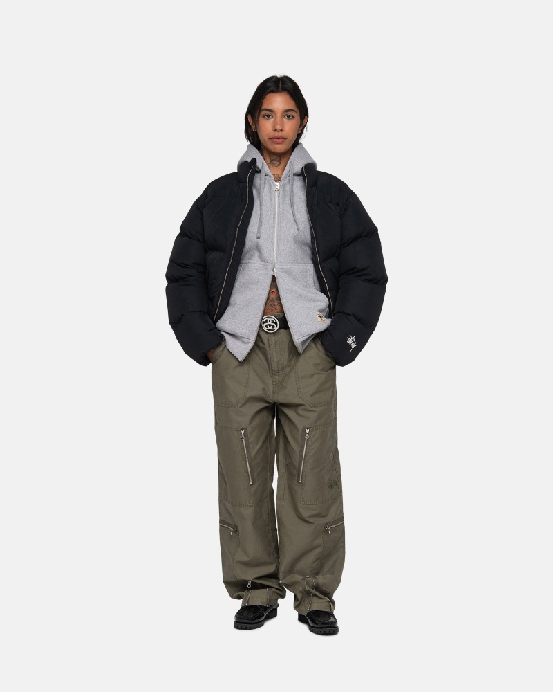 Pantaloni Stussy Nyco Flight Masline Verzi | 16509-DQES