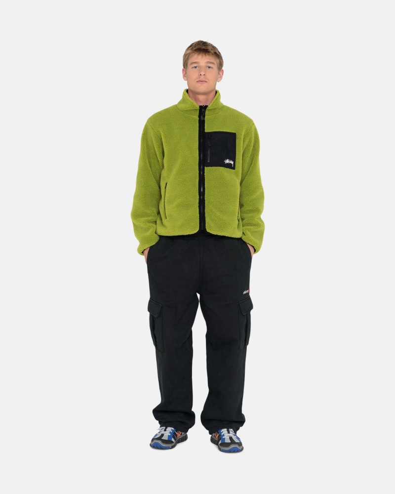 Pantaloni Stussy Sport Cargo Fleece Negrii | 21379-LRUE