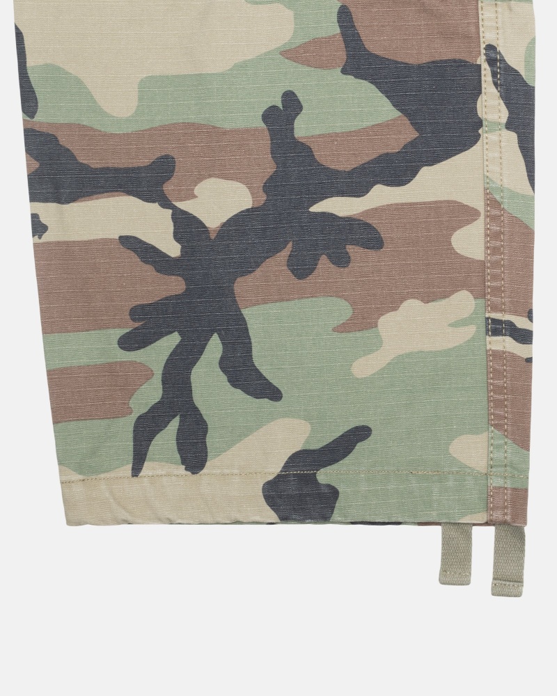 Pantaloni Stussy Surplus Cargo Ripstop Camuflaj | 40851-CASL