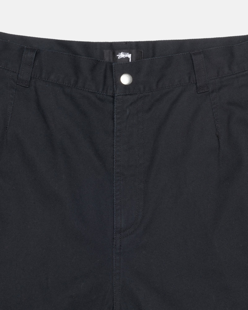 Pantaloni Stussy Workgear Trouser Twill Negrii | 17054-RIQL