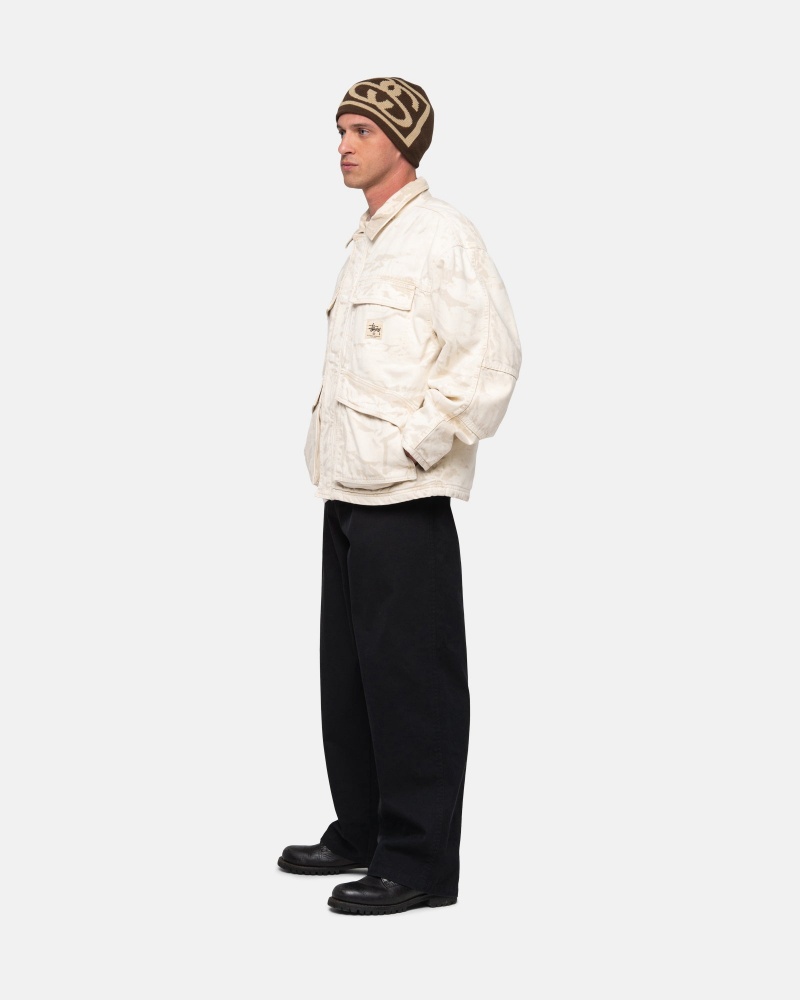 Pantaloni Stussy Workgear Trouser Twill Negrii | 17054-RIQL