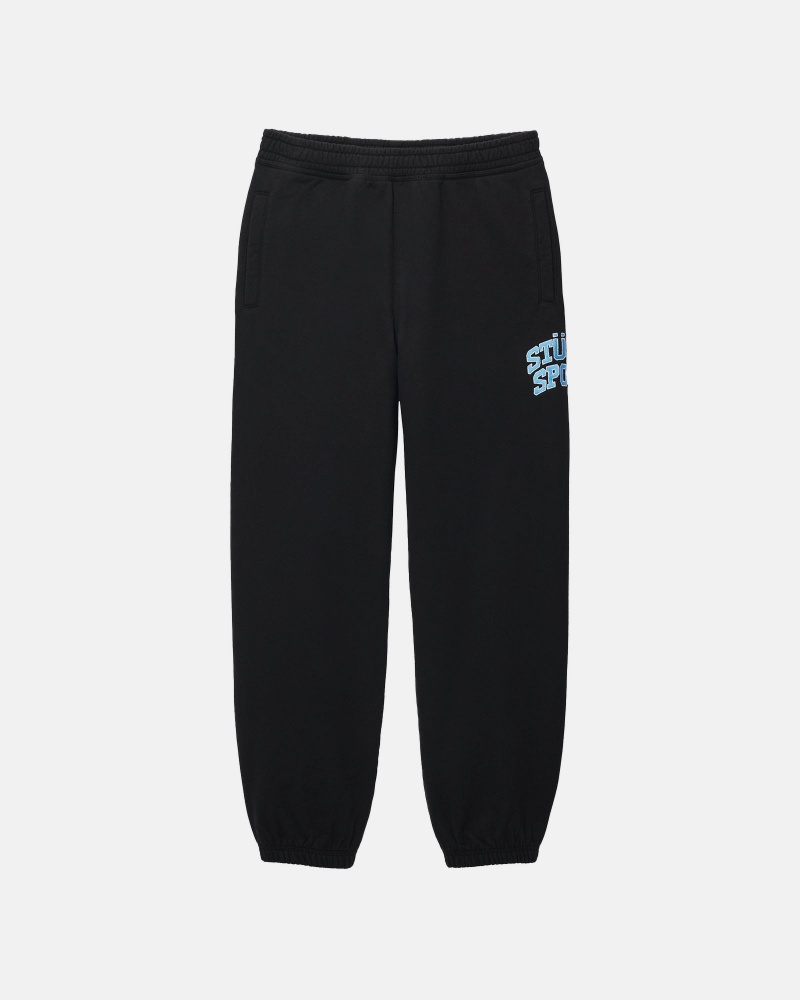 Pantaloni de Trening Stussy Sport Negrii | 73201-WBUM