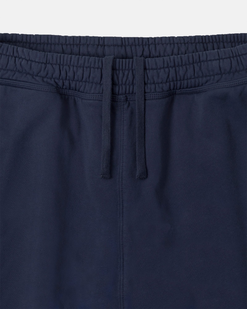 Pantaloni de Trening Stussy Stock Logo Bleumarin | 49812-YUPD