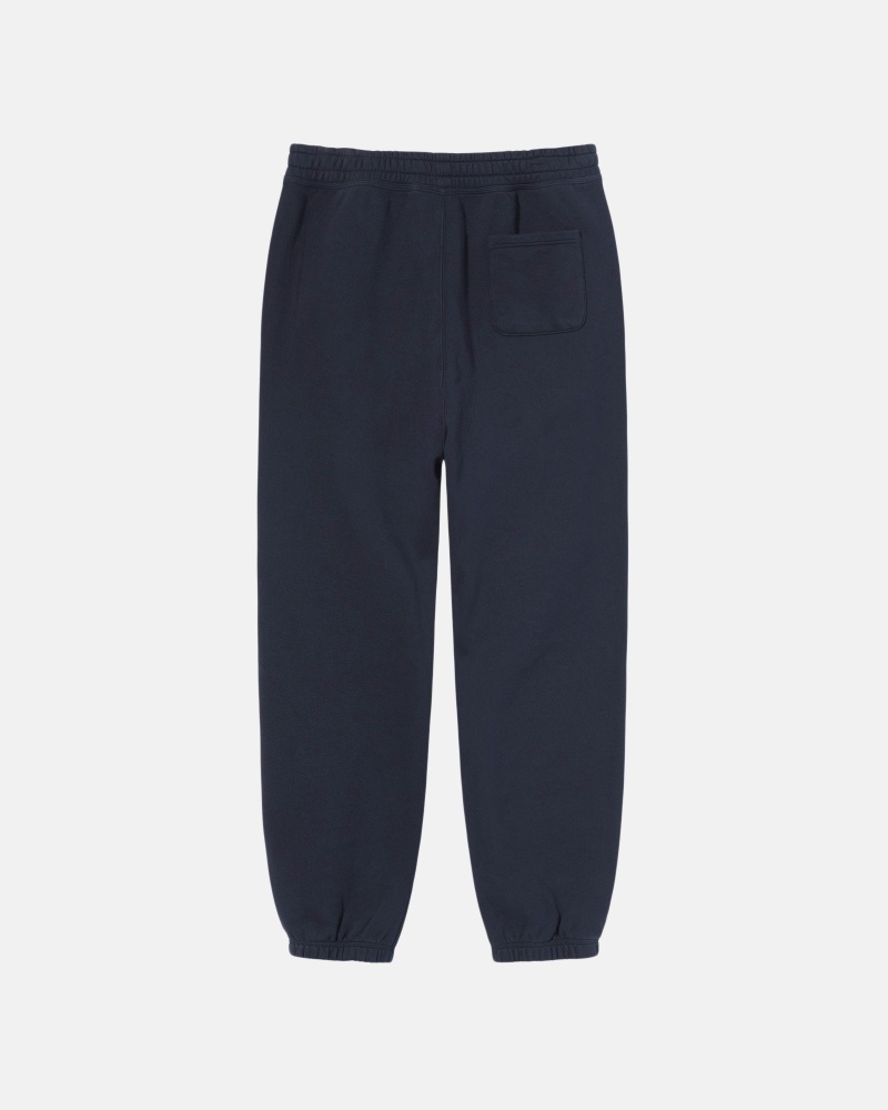 Pantaloni de Trening Stussy Stock Logo Bleumarin | 45913-EPCD