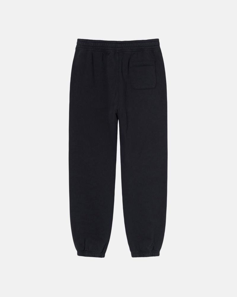 Pantaloni de Trening Stussy Stock Logo Negrii | 41638-XROP