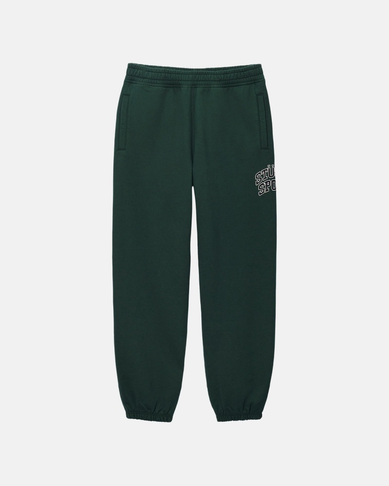 Pantaloni de Trening Stussy Stüssy Sport Verzi Inchis | 29163-VWAI