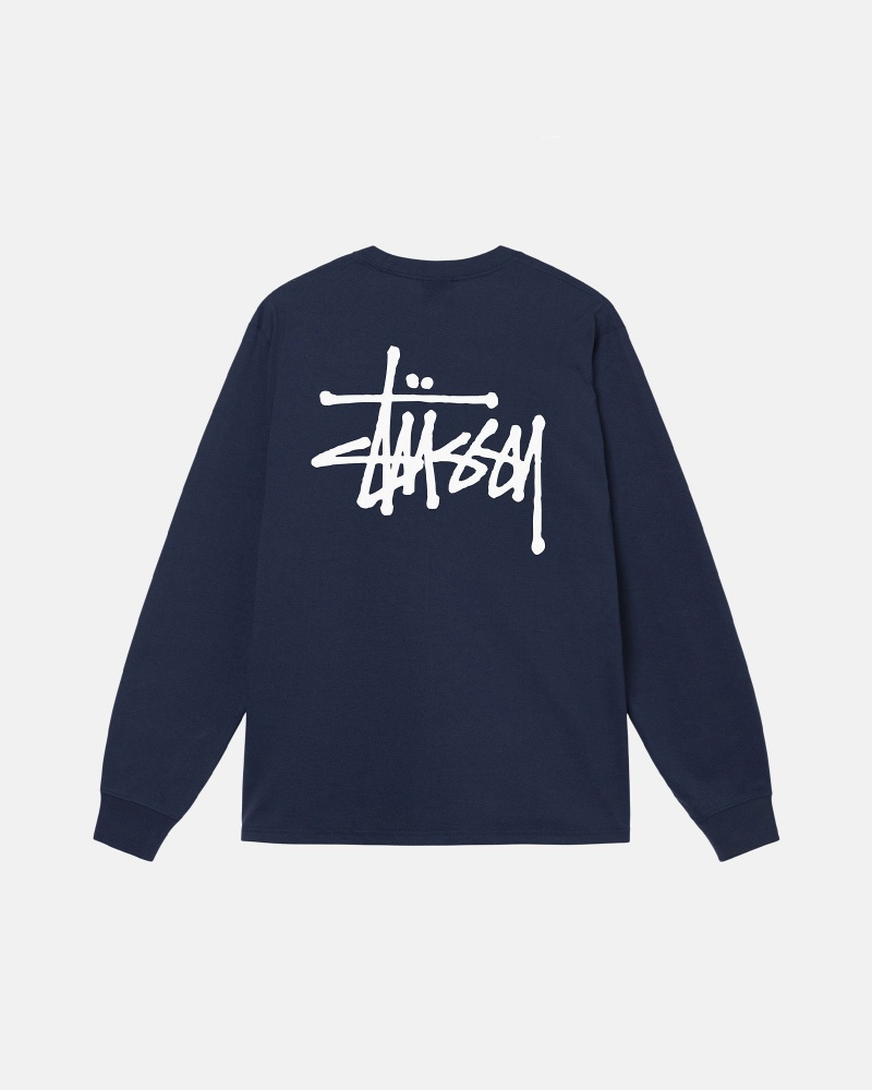 Tricouri Stussy Basic Bleumarin | 56128-INGE