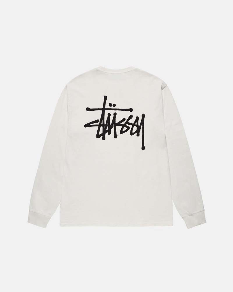 Tricouri Stussy Basic Pigment Dyed Bej | 61359-GZDM