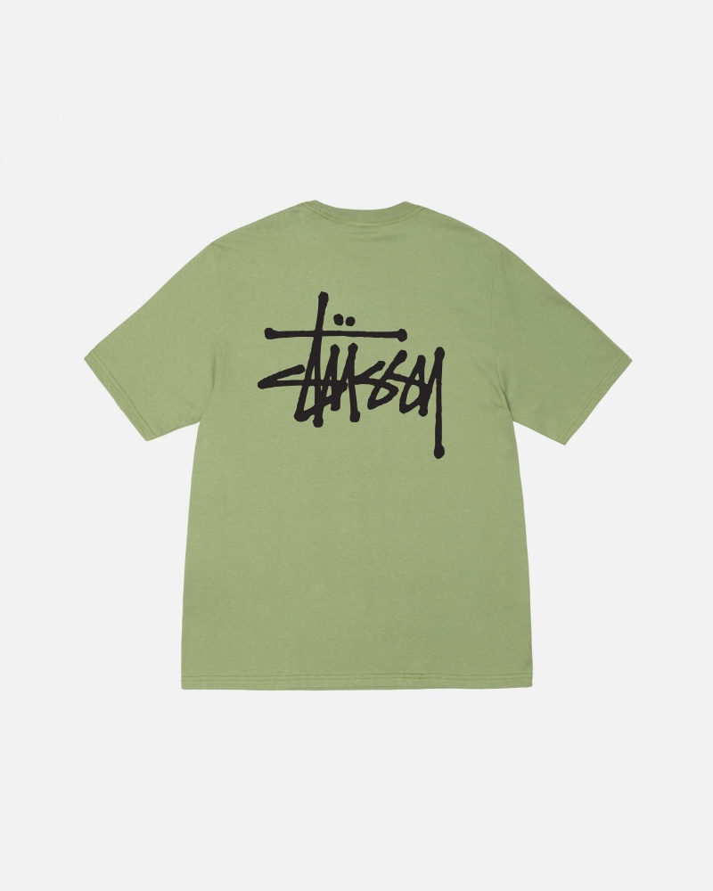 Tricouri Stussy Basic Verzi | 19820-NWHS