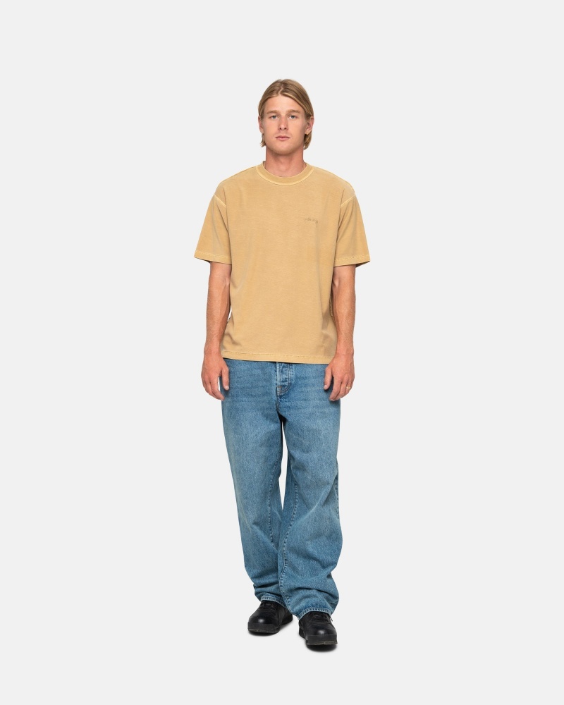 Tricouri Stussy Lazy Aurii | 54093-SATX