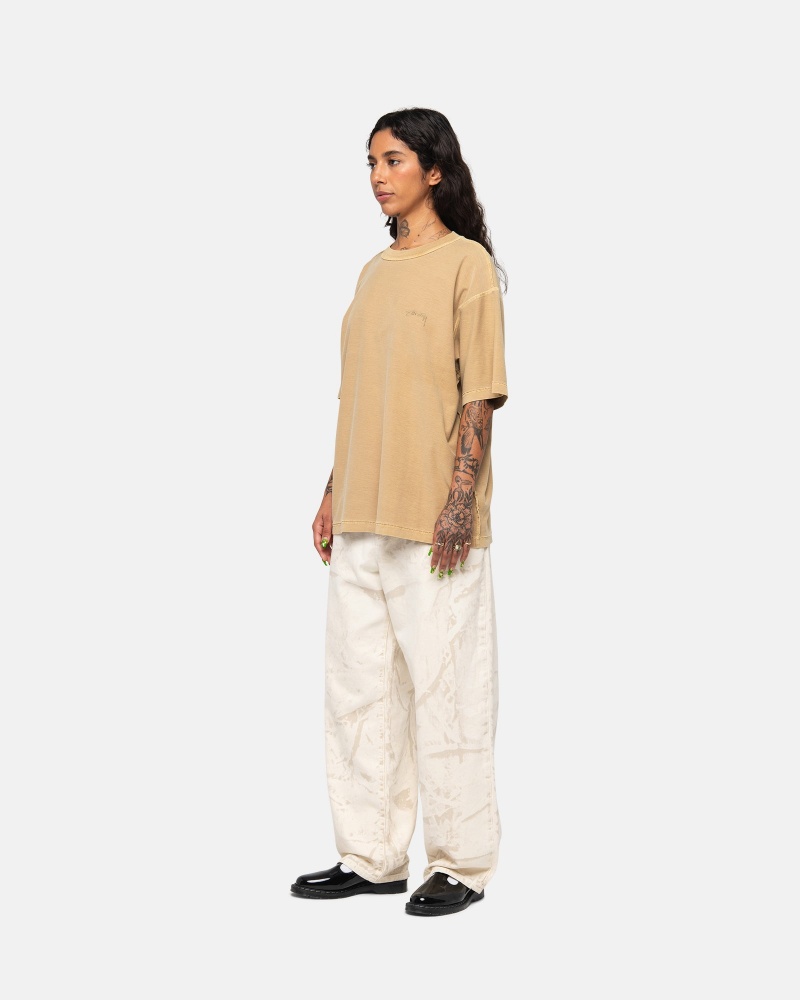 Tricouri Stussy Lazy Aurii | 54093-SATX