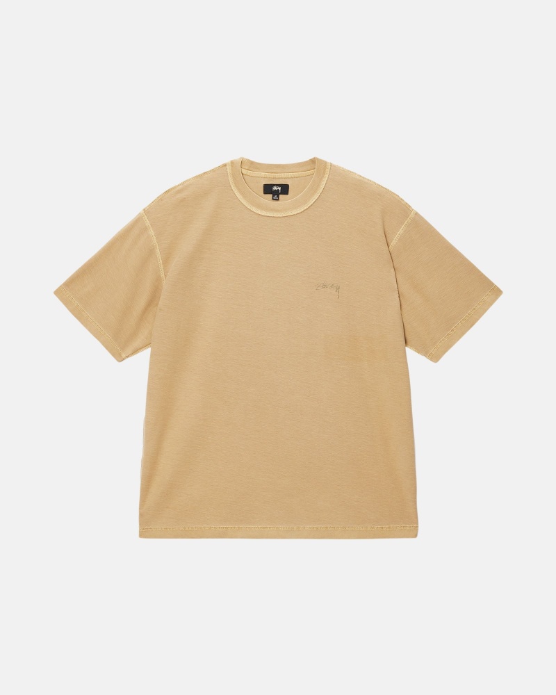 Tricouri Stussy Lazy Aurii | 54093-SATX