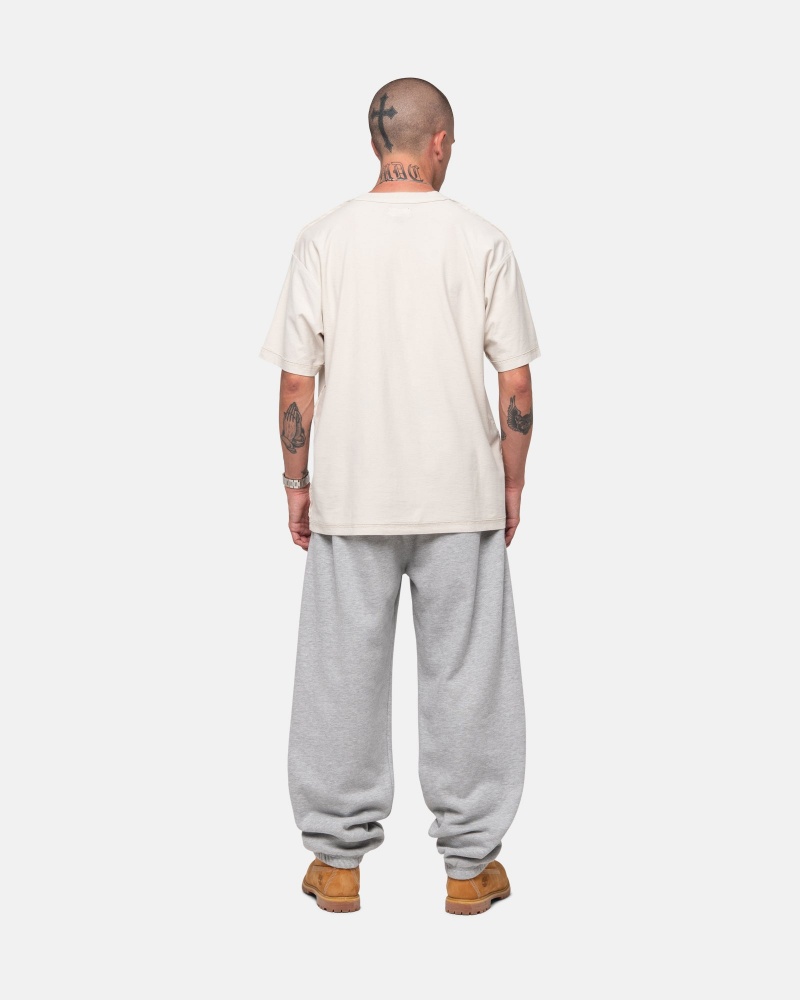 Tricouri Stussy Lazy Bej | 14923-QDWU