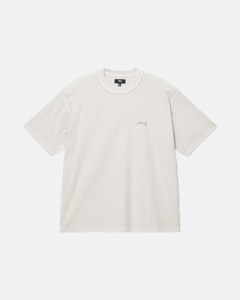 Tricouri Stussy Lazy Bej | 14923-QDWU