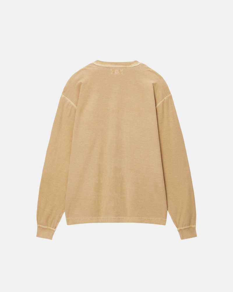 Tricouri Stussy Lazy Ls Aurii | 32061-QNZF