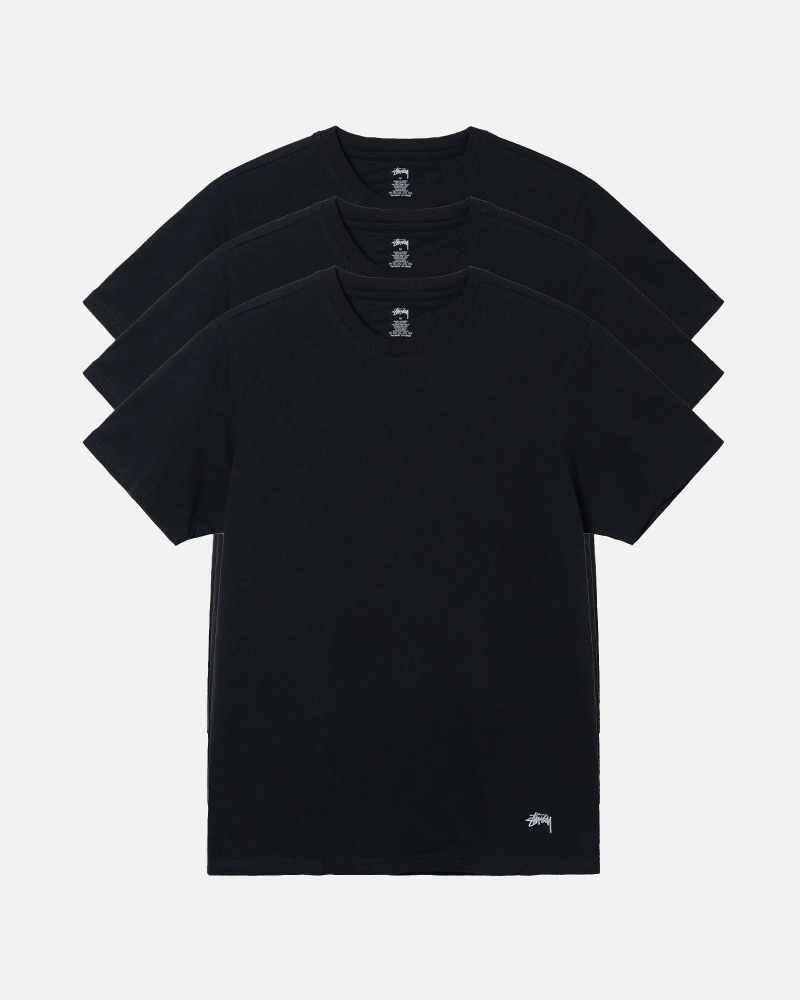 Tricouri Stussy Stussy Undershirts Negrii | 62109-QNZD