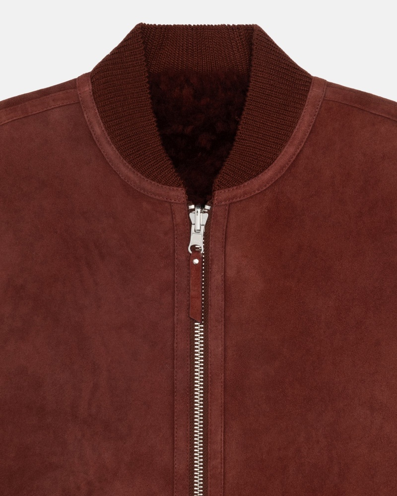 Vesta Stussy Reversible Shearling Workgear Visinii | 59627-PHMO