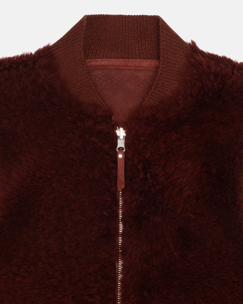 Vesta Stussy Reversible Shearling Workgear Visinii | 59627-PHMO